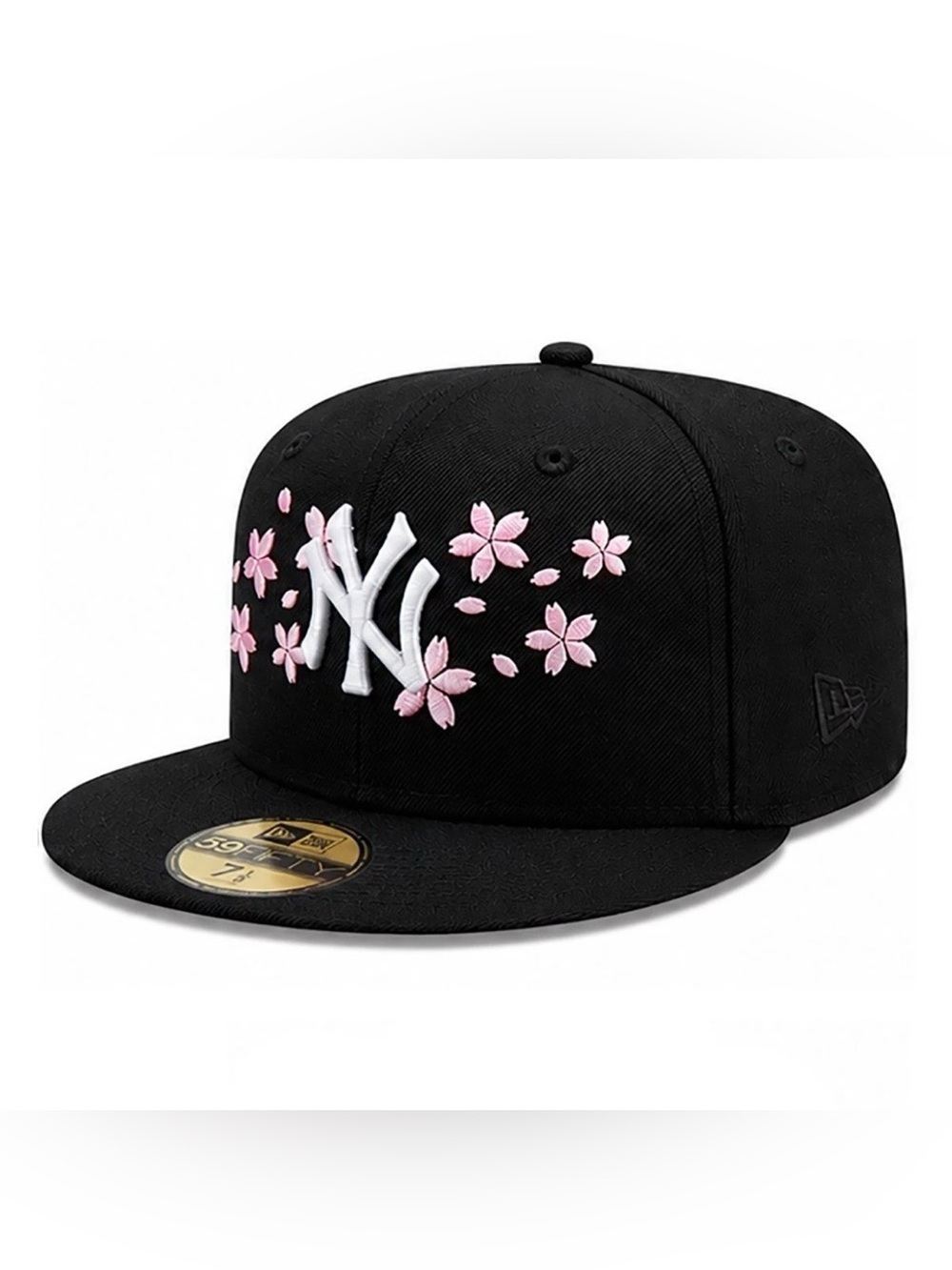 New Era - MLB Hat - New York Yankees Cherry Blossom 59FIFTY Fitted Cap - Black